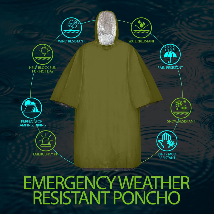 3/5'li Paket Acil Durum Panço  - Emergency Poncho Rain incelemesi ve fiyatı