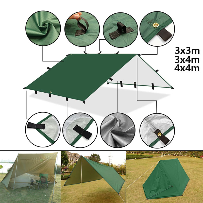 4x4m 4x3m 3x3m 19 asmak puan ç - Emergency Mylar Tent incelemesi ve fiyatı