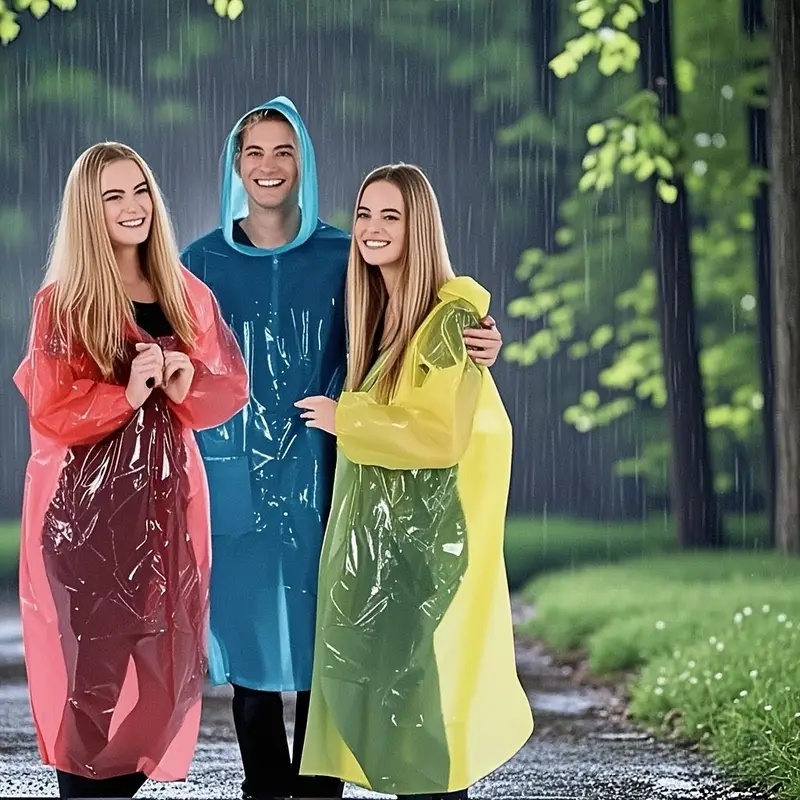 15/30 Adet Rastgele Renkli Tek - Emergency Poncho Rain incelemesi ve fiyatı
